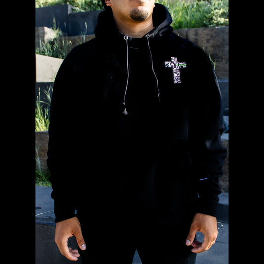 Sweater - Cross with Lion Embroidered