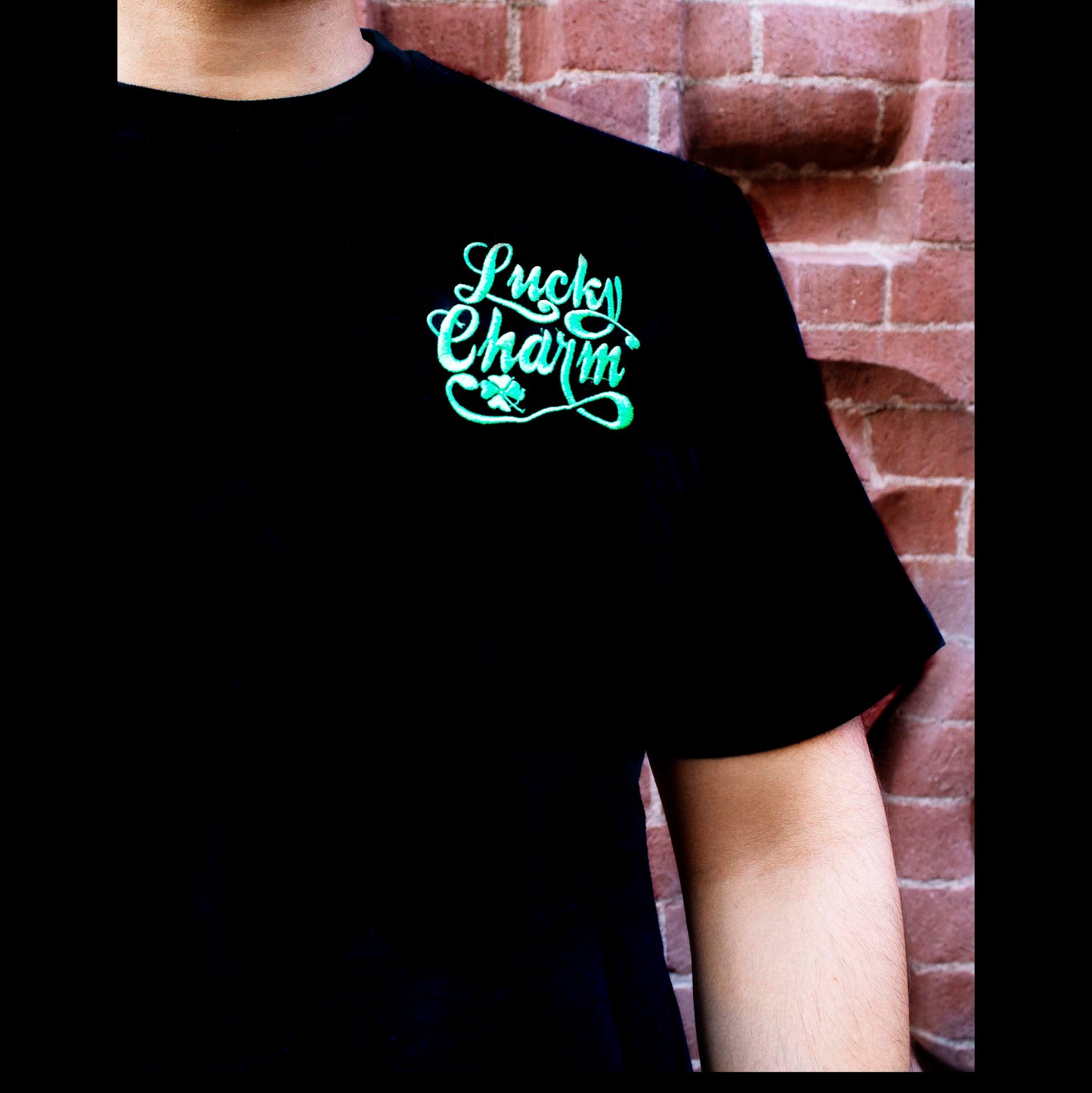 T-Shirt - "Lucky Charm" Embroidered