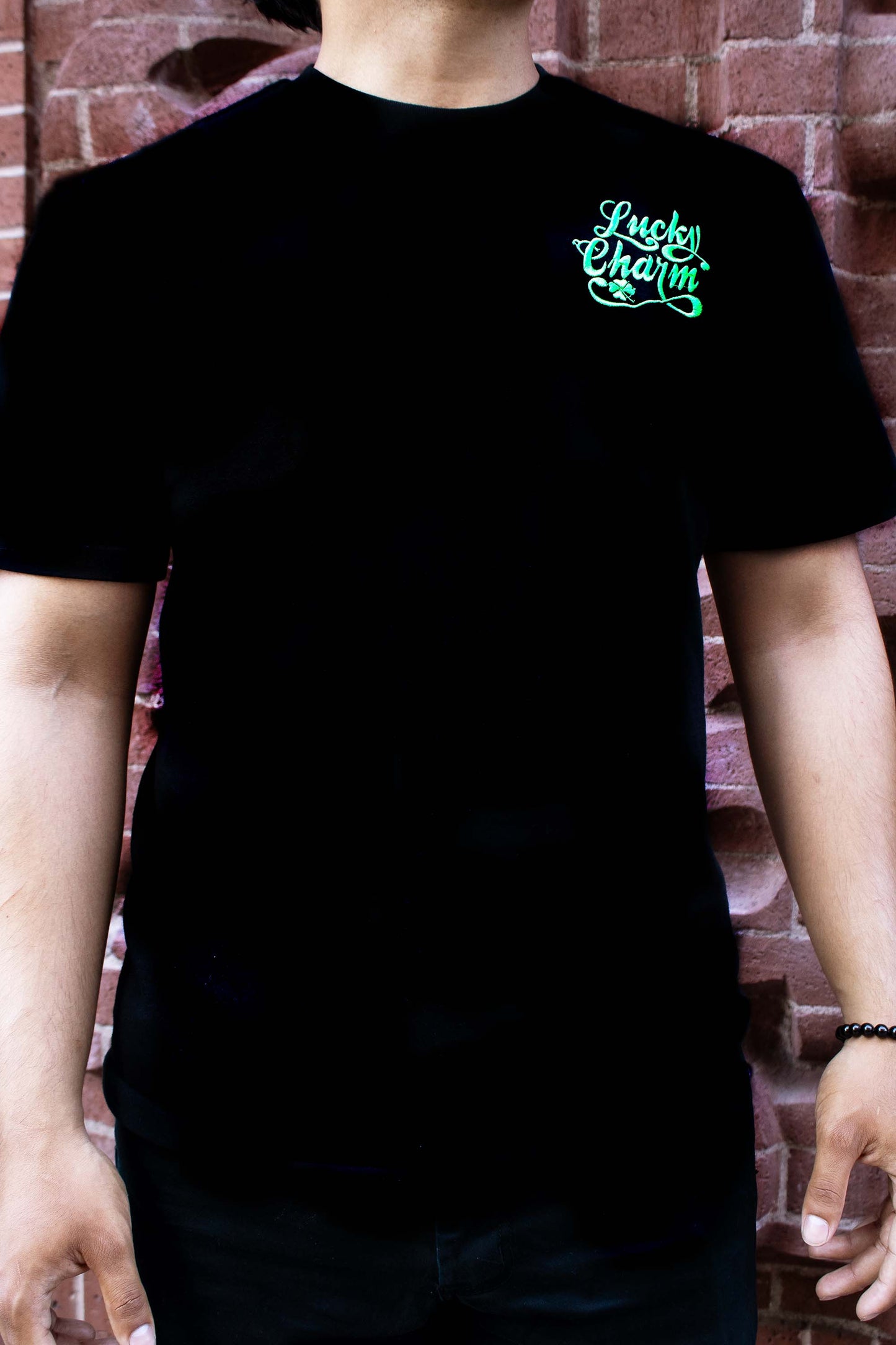 T-Shirt - "Lucky Charm" Embroidered