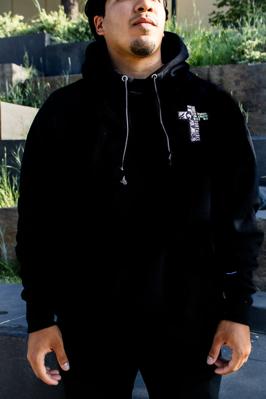 Sweater - Cross with Lion Embroidered